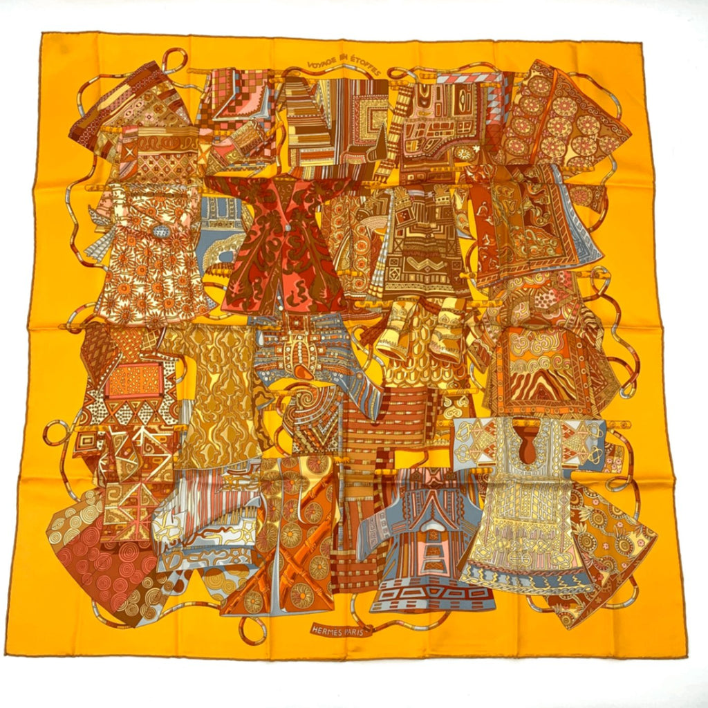 Hermes Scarf Carre 90 Voyage En Etoffes A Journey Through The World's Fabrics
