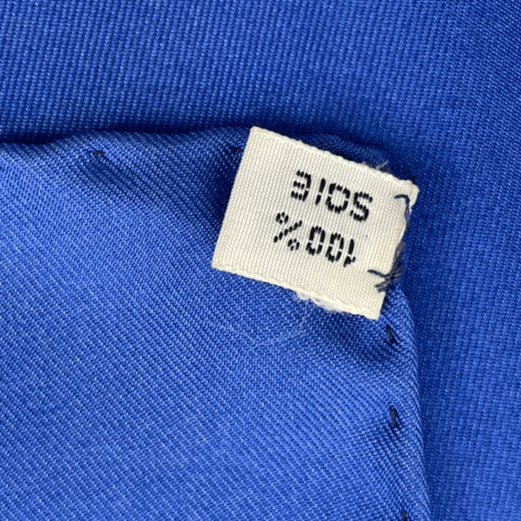 Hermes Silk 48 Horses In The Paddock Scarf Blue