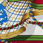 Hermes Carre 90 Grande Tenue Horse Formal Wear Multicolor Scarf