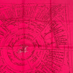 Hermes Carre 90 Birth Of Dare Silk Scarf Pink