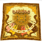 Hermes Scarf Carre 90 Silk Carpe Diem Enjoy Today Seize The Day Sun Constellatio