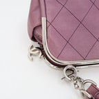 Chanel CC Logo Handbag Quilted Leather