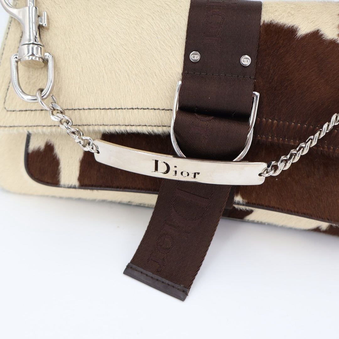 Dior Calf Hair Hardcore Shoulder Bag