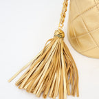Chanel CC Logo Fringe Chain Shoulder Bag