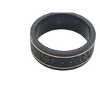 Gucci Ring GG Icon Black Gold Ceramic — view 5