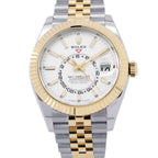 Rolex Sky Dweller SS 18k White Gold Random Syrian Lou Let Watch Dial