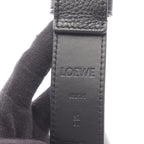 Loewe Belt Chunky Anagram Black Leather — view 4
