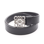 Loewe Belt Chunky Anagram Black Leather