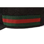 Gucci Baseball Cap Hat GG Black Red Green Kqwbg 1060 Size M 59 cm — view 4