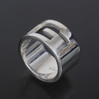 Gucci G Logo Wide Ring No 11 AG 925 Silver E1634 — view 3