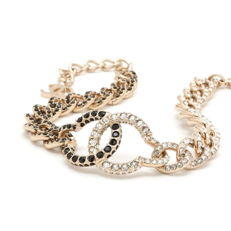 Chanel Choker Gold Coco Mark Rhinestone — view 2