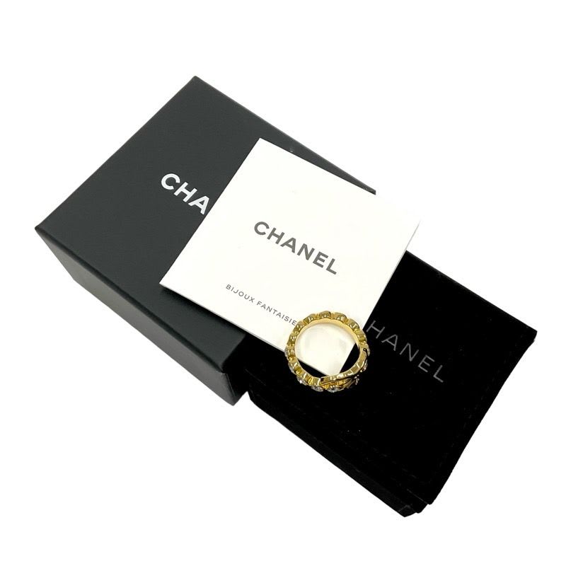 Chanel Ring Coco Mark Rhinestone — view 8