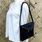 Saint Laurent Shoulder Bag Leather Black Pochette Travel Formal — view 3