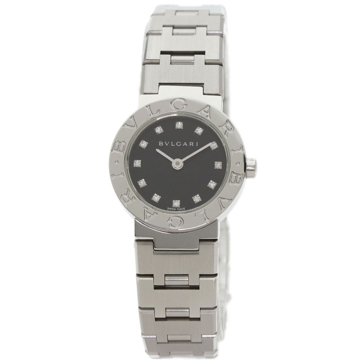 Bvlgari 12 Diamond Watch SS