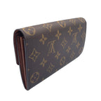 Louis Vuitton Pochette Porte-Monnaie Cles Monogram Brown Bifold Wallet Gold — view 2