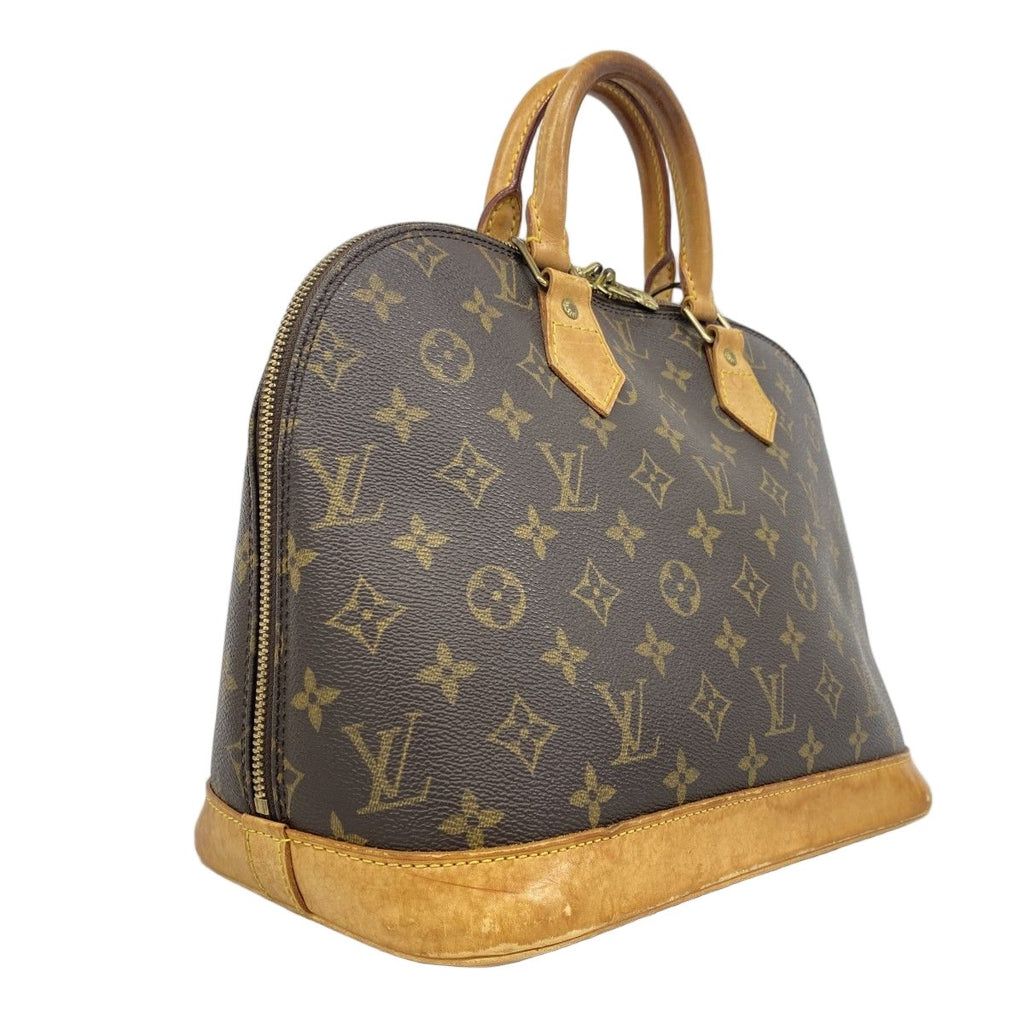 Louis Vuitton Handbag Monogram Alma Brown — view 2