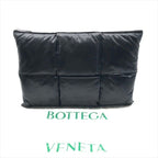 Bottega Veneta Intrecciato Maxi Clutch Second Black Leather