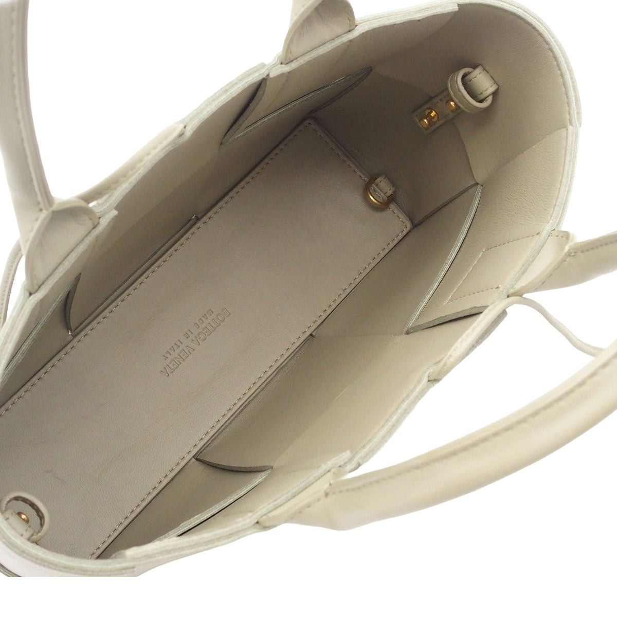 Bottega Veneta Mini Arco Tote 2-Way Shoulder Bag Green Leather — view 6