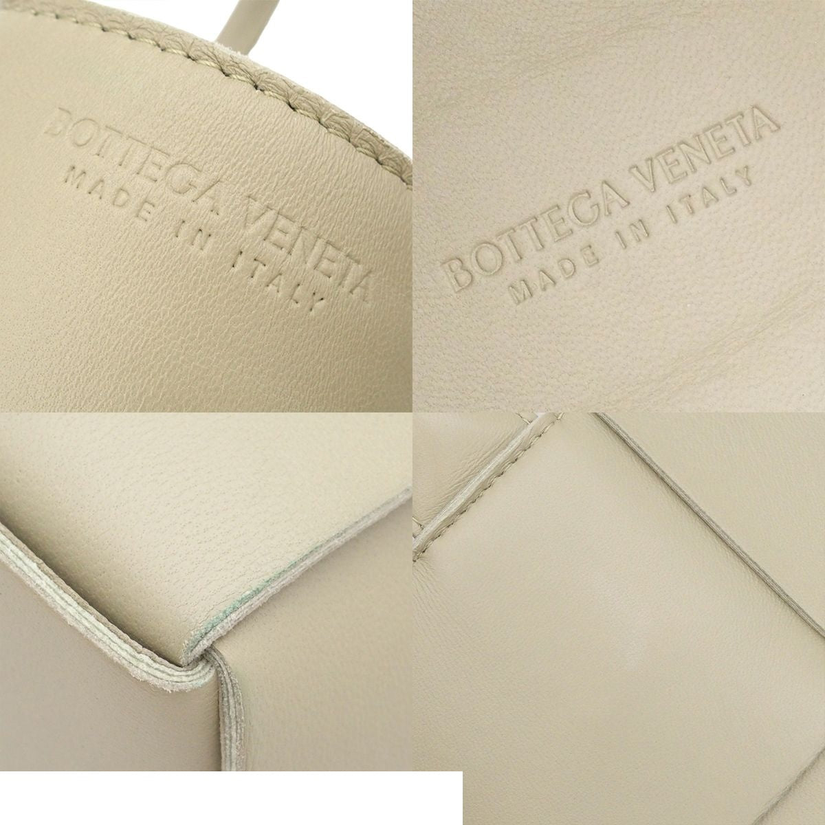 Bottega Veneta Mini Arco Tote 2-Way Shoulder Bag Green Leather — view 7