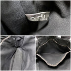 Hermes Deauville Tote MM Navy Black — view 2
