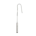 Gucci Lariat Earrings 18k WG White Gold 750 Only Pierced