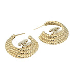 Chanel Hoop Earrings — view 4