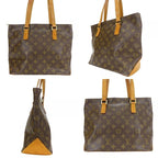 Louis Vuitton Tote Bag Cabas Piano Monogram Leather Brown Shoulder Bag