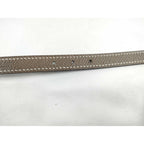 Hermes Belt Series Mini Etoupe Black Leather Reversible Gold — view 6