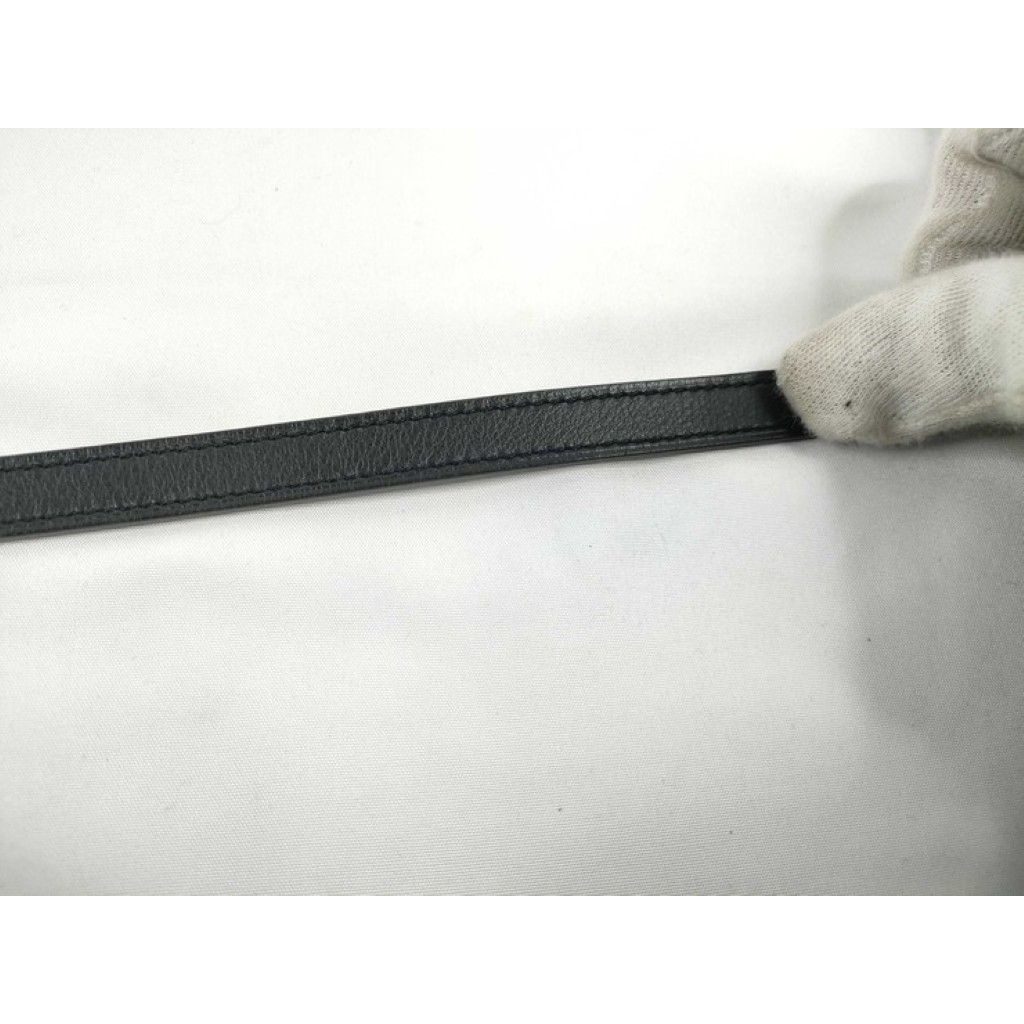Hermes Belt Series Mini Etoupe Black Leather Reversible Gold — view 7