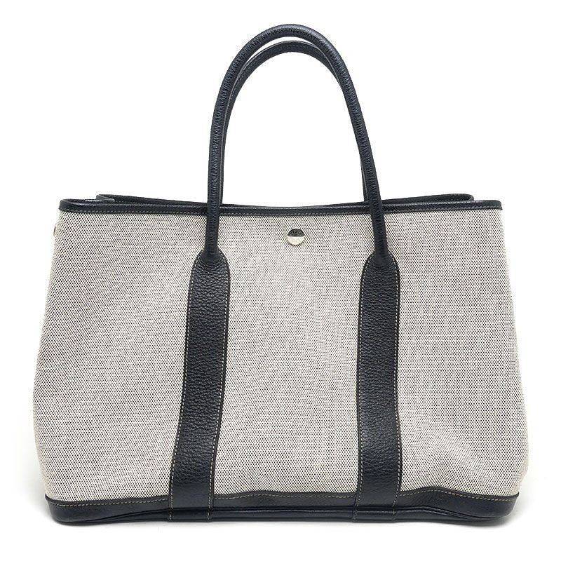 Hermes Garden Party PM Toile Ash Tote Bag