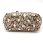Gucci Flower Tote Bag Floral Pattern Rose Beige Pink — view 6