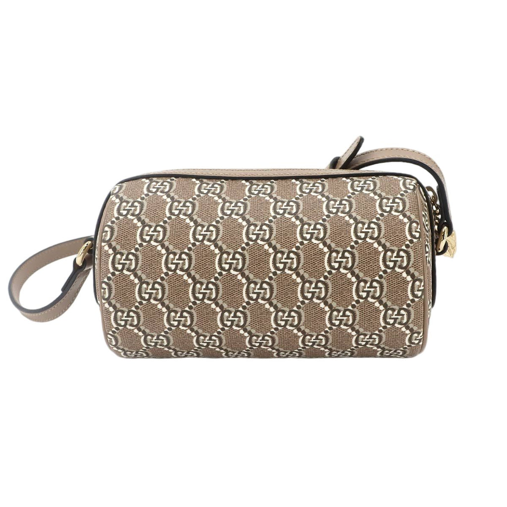Gucci GG Shadow Shoulder Bag Supremecanvas Leather Beige