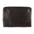 Louis Vuitton Porte Audinature Second Bag Leather Brown Silver Hardware