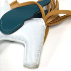 Hermes Charm Pegase Pegasus PM Agnomiro Prime Sesame Blue — view 4