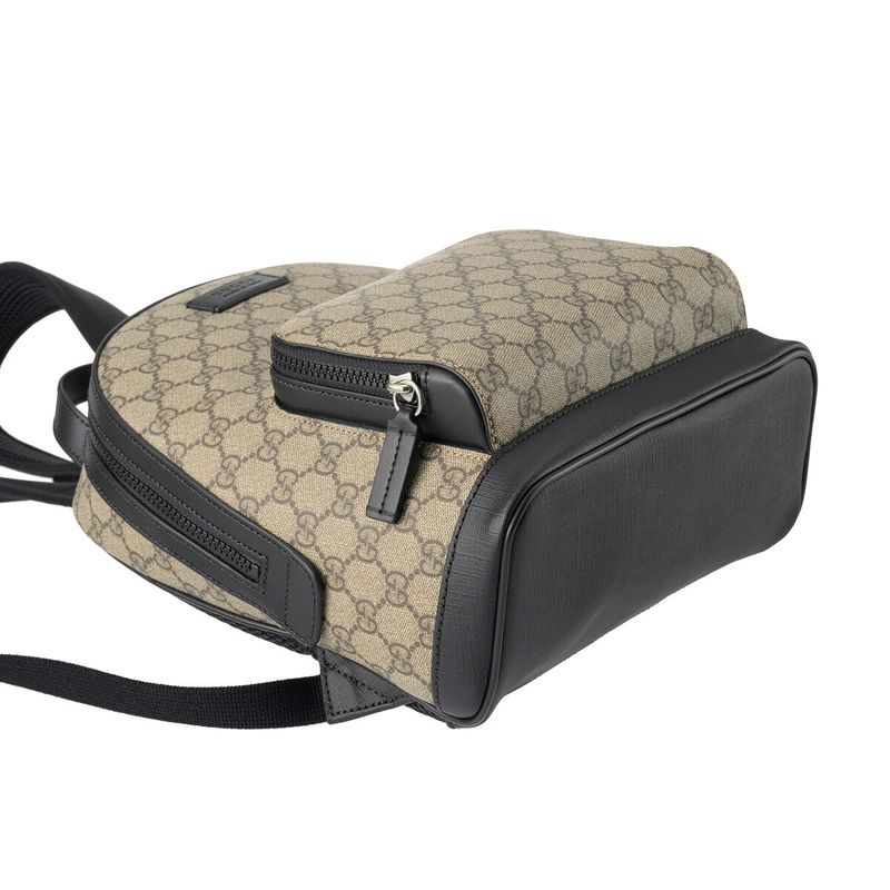 Gucci Backpack GG Supreme Beige Black — view 3