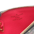 Louis Vuitton Coin Case Pochette Cles Noir Black Grenade Canvas — view 4