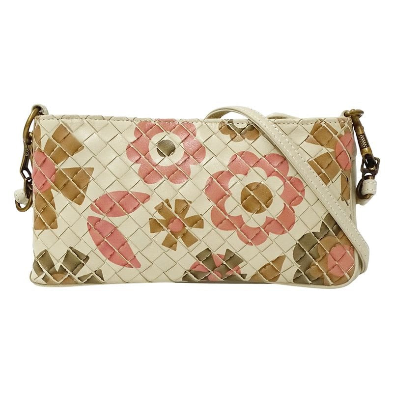 Bottega Veneta Bag Shoulder Intrecciato Leather Ivory Beige