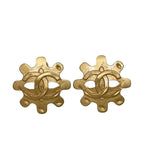 Chanel Earrings Gold Coco Mark GP — view 2