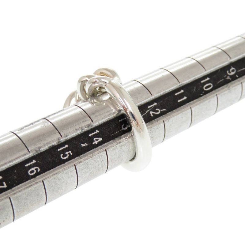 Hermes Croisette Size 55 Silver 925 Ring 0136 — view 9