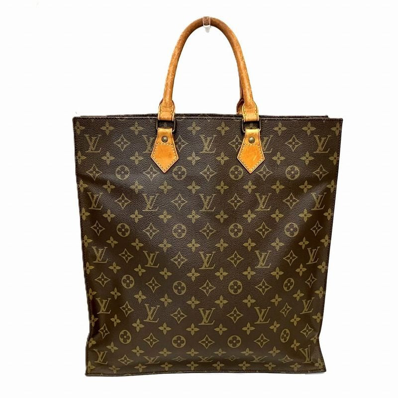 Louis Vuitton Sac Plat Monogram Tote Bag Canvas — view 3