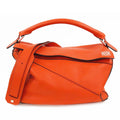 Loewe Puzzle Orange Leather 2-Way Shoulder Bag