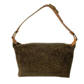 Celine Vintage C Macadam Suede Shoulder Bag