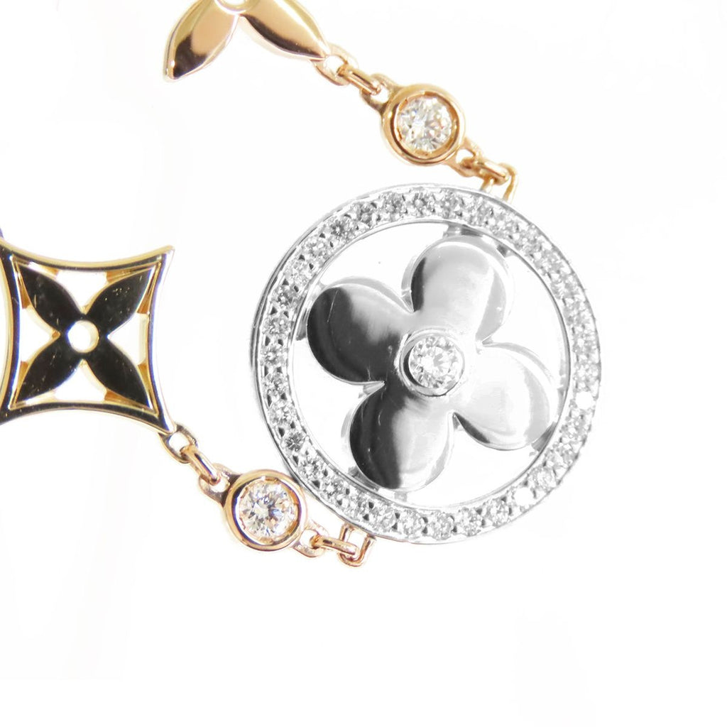 Louis Vuitton Collier Idylle Blossom Bracelet Three Color Gold Diamond — view 7