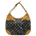 Louis Vuitton Monogram Multicolor Greta Shoulder Bag Semi Noir Black