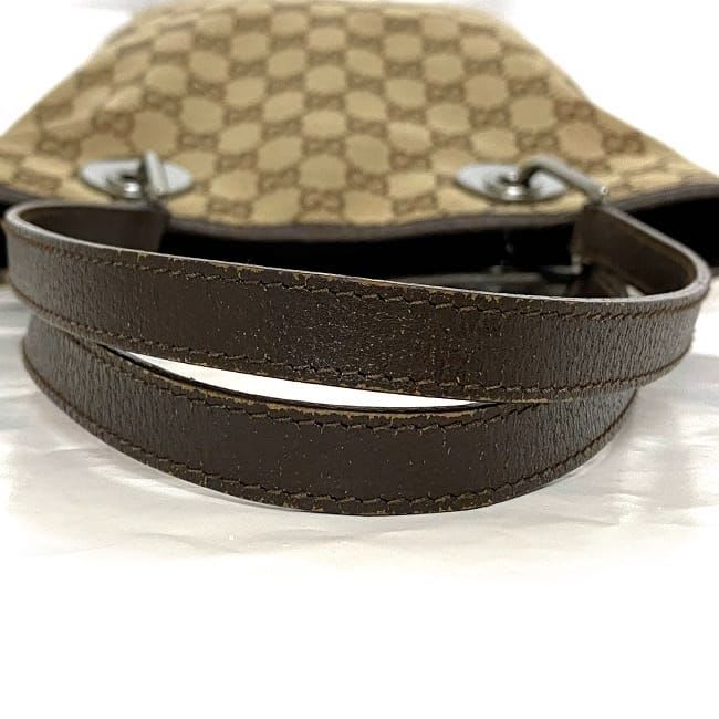 Gucci Tote Bag Beige Brown — view 8