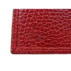 Gucci Wallet GG Marmont Red Leather W Hook Bifold — view 2
