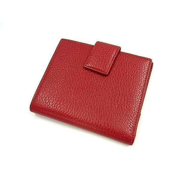 Gucci Wallet GG Marmont Red Leather W Hook Bifold — view 3