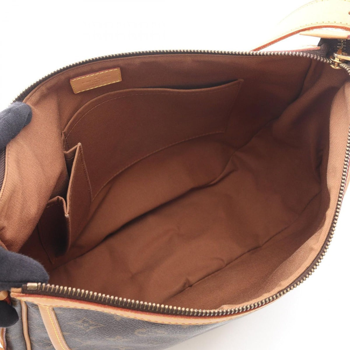 Louis Vuitton Shoulder Bag Tulum GM Canvas Leather — view 3