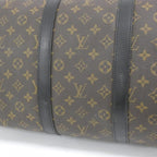 Louis Vuitton Monogram Macassar Keepall Bandouliere 55 cm Boston Bag — view 2