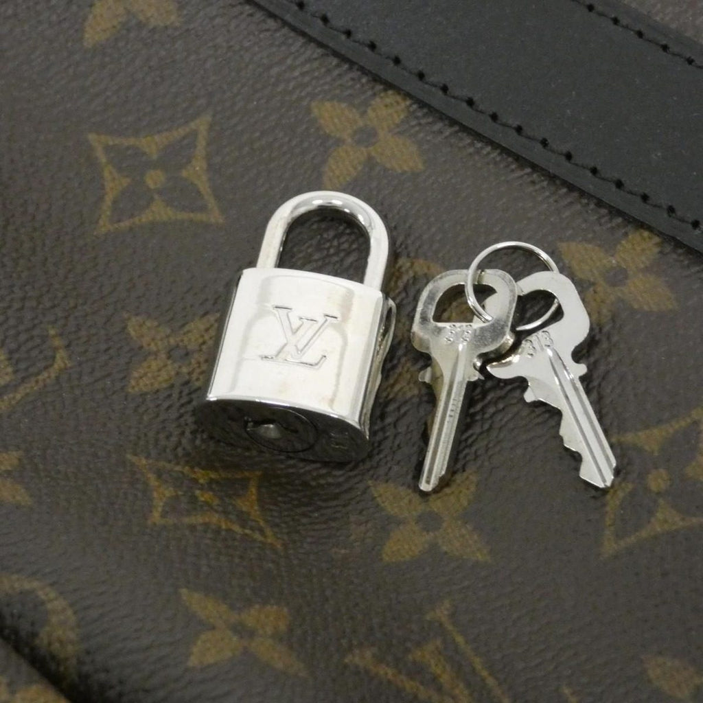 Louis Vuitton Monogram Macassar Keepall Bandouliere 55 cm Boston Bag — view 7